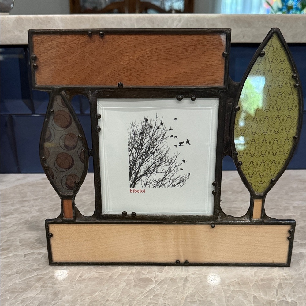 Vintage Artistic Tree Design Photo Frame NWOT